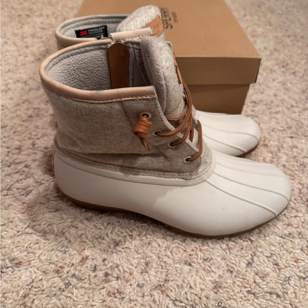 Sperry Saltwater Wool Linen Boots